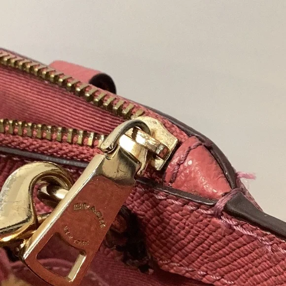 🍄 Coach Rose Leather Shoulder Bag - Picture 13 of 16